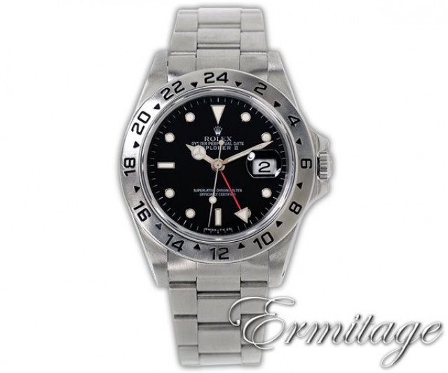 Pre-Owned Rolex Explorer II 16570 Steel Year 2000